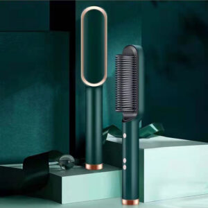 New 2 In 1 Hair Straightener Hot Comb Negative Ion Curling Tong Dual-purpose Electric Hair Brush - Image 10