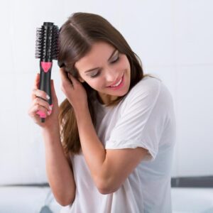 One-Step Electric Hair Dryer Comb Multifunctional Comb Straightener Hair Curling - Image 4