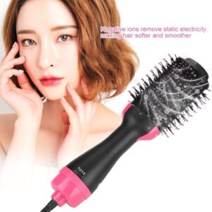 One-Step Electric Hair Dryer Comb Multifunctional Comb Straightener Hair Curling - Image 3
