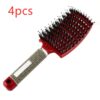 Hairbrush Anti Klit Brushy Haarborstel Women Detangler Hair Brush Bristle Nylon Scalp Massage  Teaser Hair Brush Comb - Image 9
