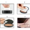 Eyebrow Powder Stamp Tint Stencil Kit Cosmetics Professional Makeup Waterproof Eye Brow Stamp Lift Eyebrow Enhancers Stencil Kit - Image 6