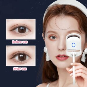 Heated Eyelash Curler Electric Temperature Control Mini Eyelash Curler Electric Portable Charging - Image 6