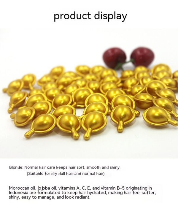 Morocco Hair Care Essential Oil Capsules Anti-frizz Hair Mask Soft - Image 3