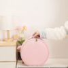 Round Smart LED Makeup Bag With Mirror Lights Women Beauty Bag Large Capacity PU Leather Travel Organizers Cosmetic Case - Image 8