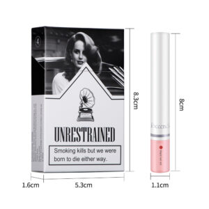 Creative Cigarette Lipstick Set 4 Colors Matte Long Lasting Waterproof Matt Lip Stick Tube Nude Red Lips Makeup - Image 7