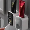 Wall Mounted Automatic Toothpaste Holder Bathroom Accessories Set Dispenser - Image 4