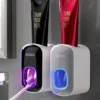 Wall Mounted Automatic Toothpaste Holder Bathroom Accessories Set Dispenser - Image 2