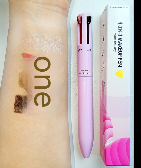 Four-in-one Cosmetic Brush Four-color Highlight Lip Liner Eyeliner Eyebrow Pencil - Image 6