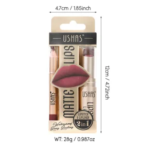 Matte Stain-free Cup Long Lasting Waterproof Nude Lipstick - Image 4