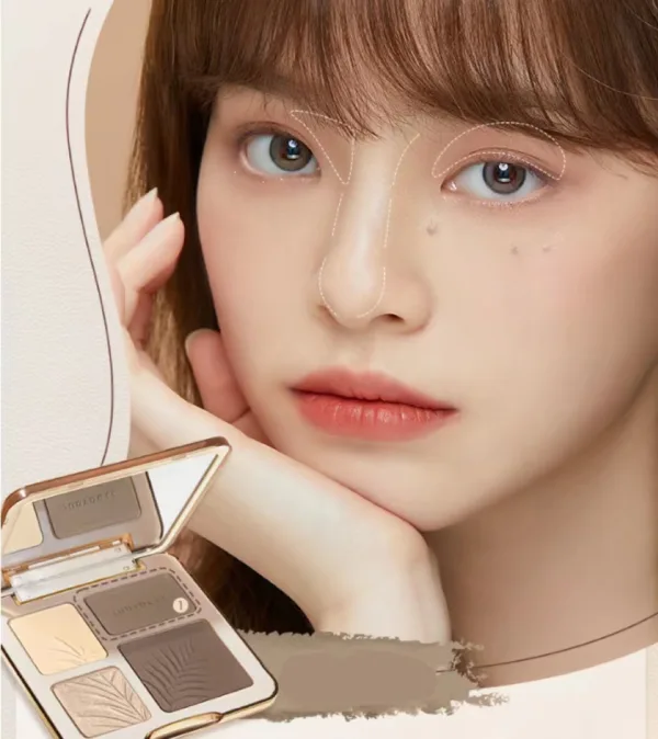 Highlight Contouring All-in-one Plate Matte Brighten Shadow Brighten Schoolgirl - Image 3