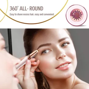 Eyebrow Epilator Maquiagem Profissional Completa Trymer Do Brwi Eye Brow Trimmer For Rasoir Visage Femme Make Up Eye Brow Shaper - Image 2