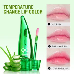 New Aloe Lip Gloss Temperature-sensitive Discoloration Lip Lacquer - Image 3