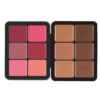 Cross-border TEMU Amazon Hot 12-color Blusher Plate Matte Shimmer High-gloss Multi-color Cream Blush Plate..